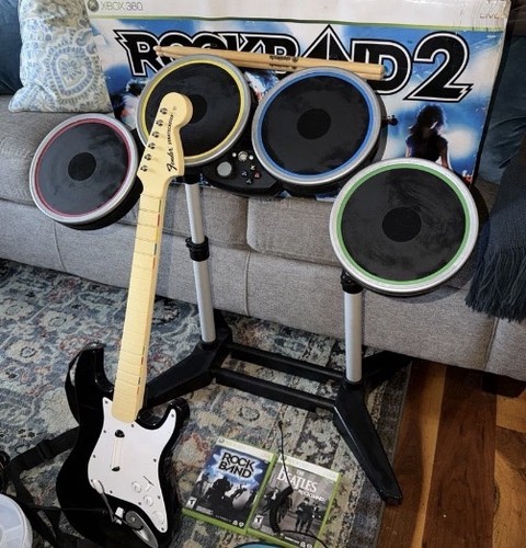 Rock band fender xbox - band, 360