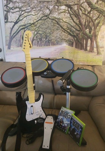 Xbox 360 rock band drum - xbox,