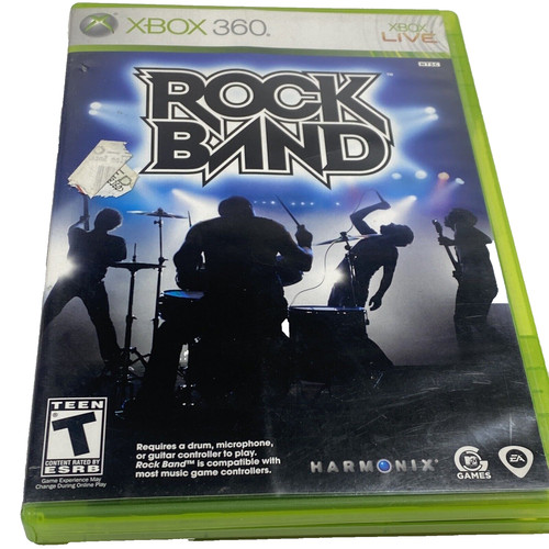 Xbox 360 rock band - band, manual
