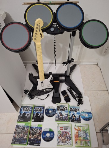 Xbox 360 rock band 3 - band, 1,