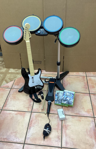 Xbox 360 rock band bundle - xbox,