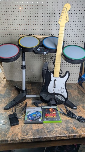 Xbox 360 rock band - 360, bundle
