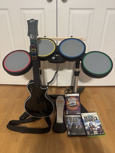 Xbox 360 rock band drum - rock, set
